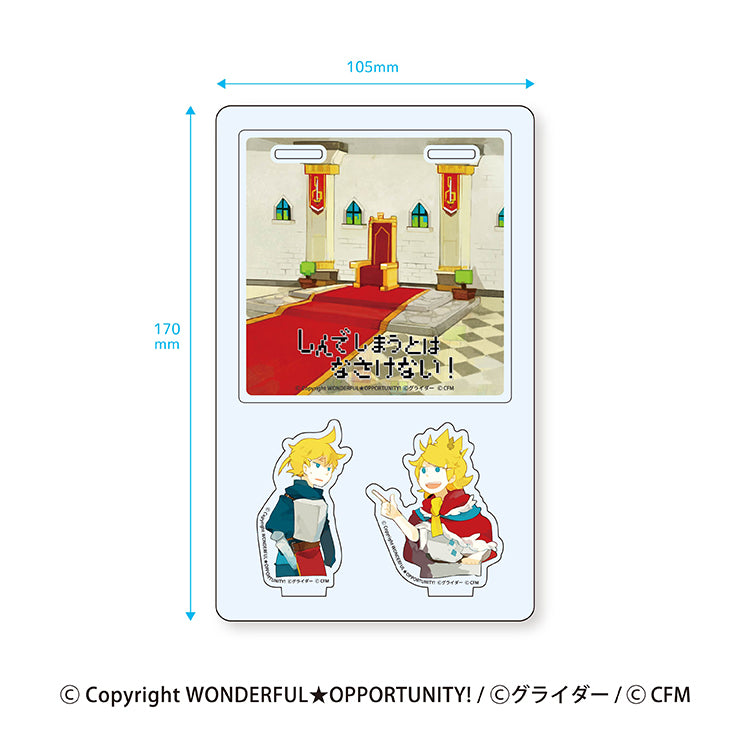 WONDERFUL★OPPORTUNITY! しんでしまうとはなさけない! アクリルコースターA