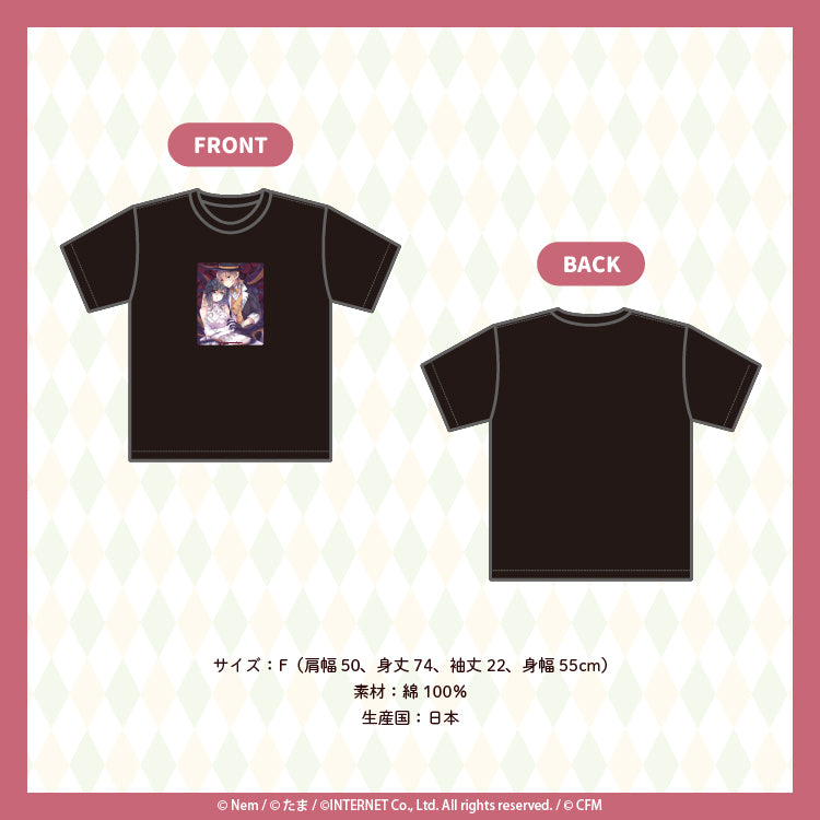 ネムリヒメ Tシャツ/Nem&たま