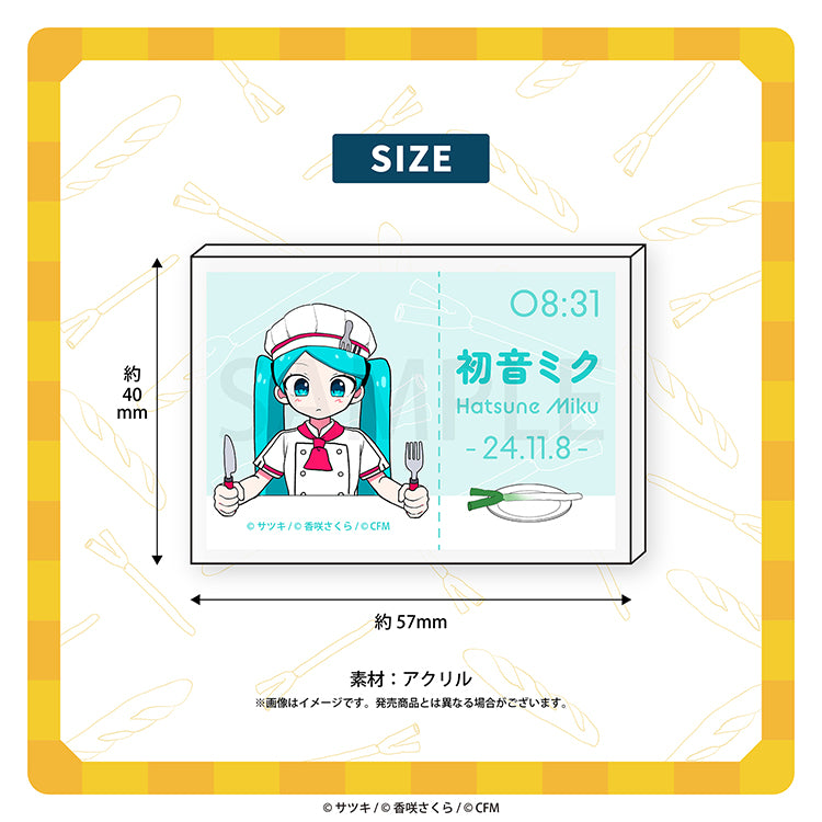 食券風マグネット(初音ミク)/サツキ&香咲さくら - クレコ (Creators' Collection)