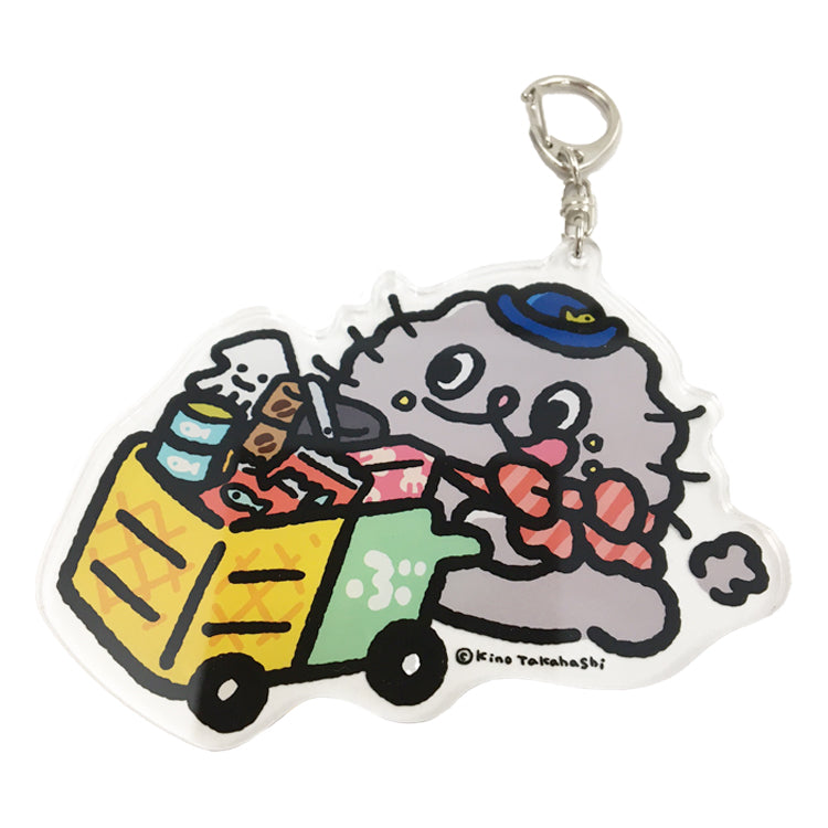 デカアクリルキーホルダー「ねこのぶーちゃん」01/販売員ぶーちゃん/高橋きの