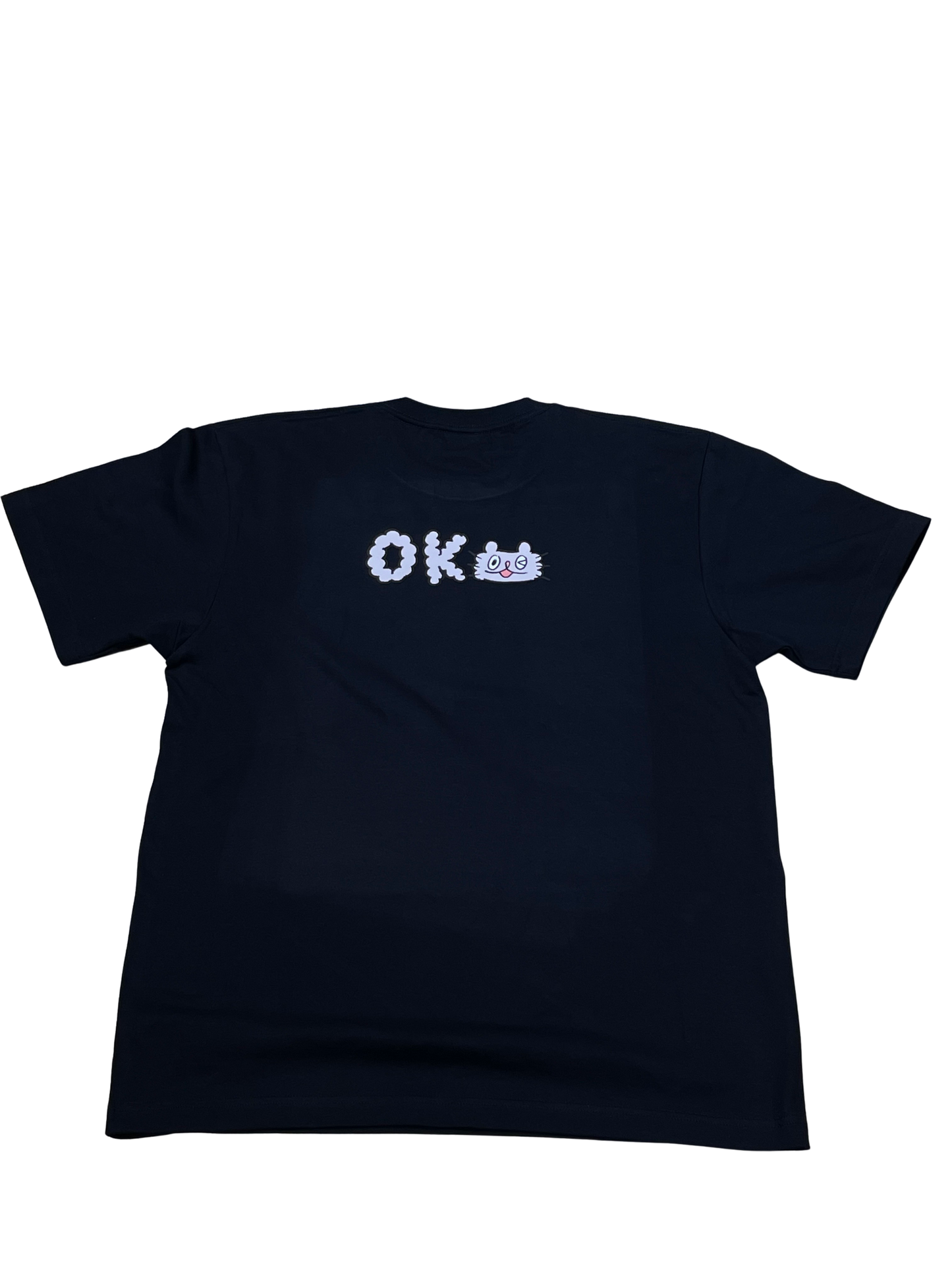 ねこのぶーちゃん Tシャツ(OK)ブラック