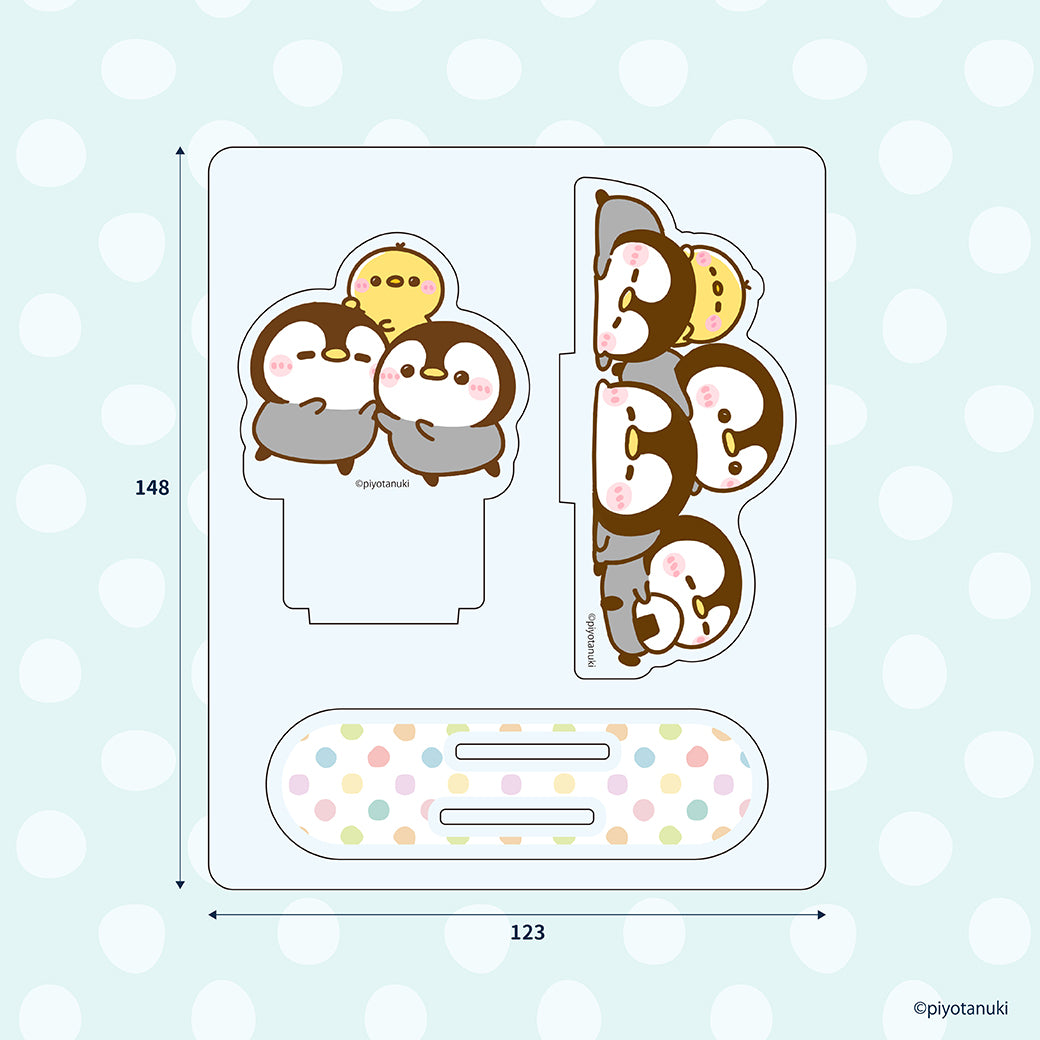 【予約販売終了しました】アクリルスタンド/ ぴよたぬき