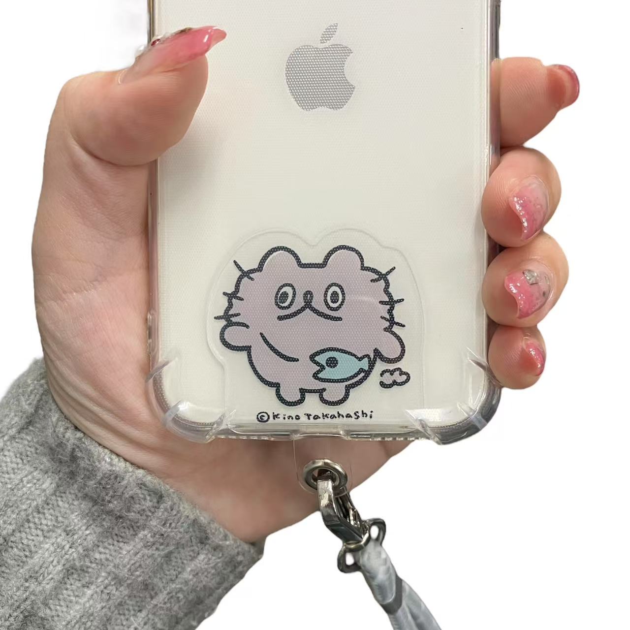 ねこのぶーちゃんスマホショルダー/高橋きの