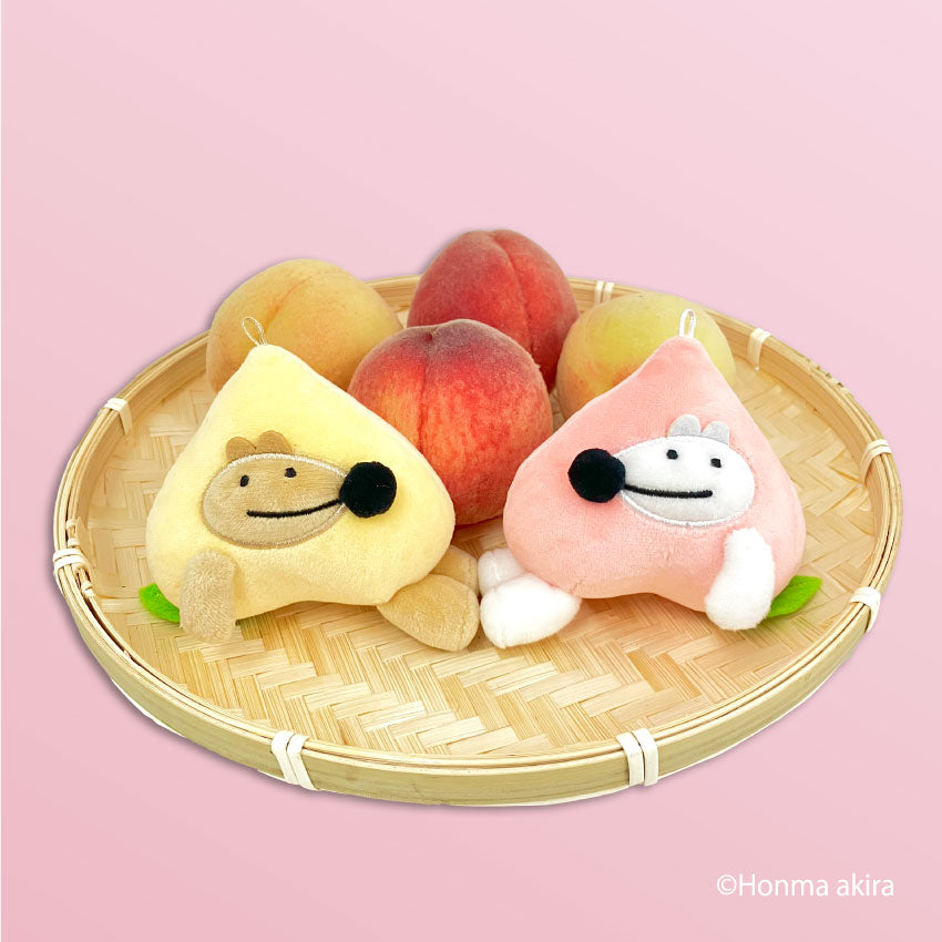 ウルフくん&ドッグくん  もぎたて桃マスコットセット /本間あきら