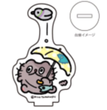 アクリルぷちスタンド「ねこのぶーちゃん」02/ぶーちゃんと傘/高橋きの