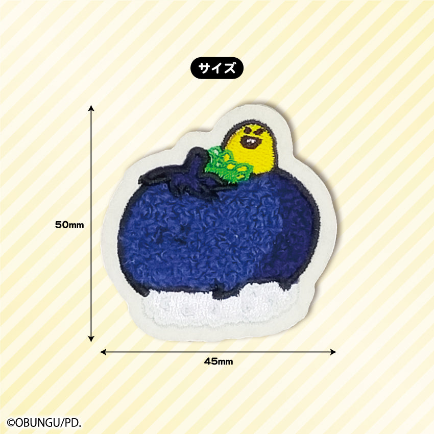 サガラ刺繍バッジ(お寿司/名も無き者)/ お文具といっしょ
