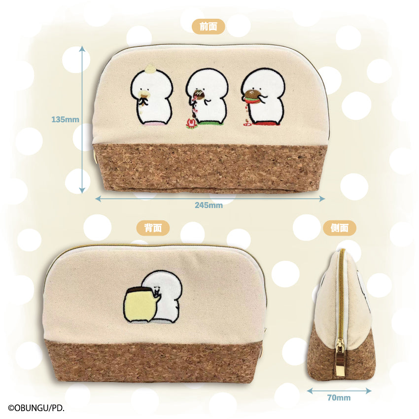 お文具さん コルクポーチ/お文具といっしょ