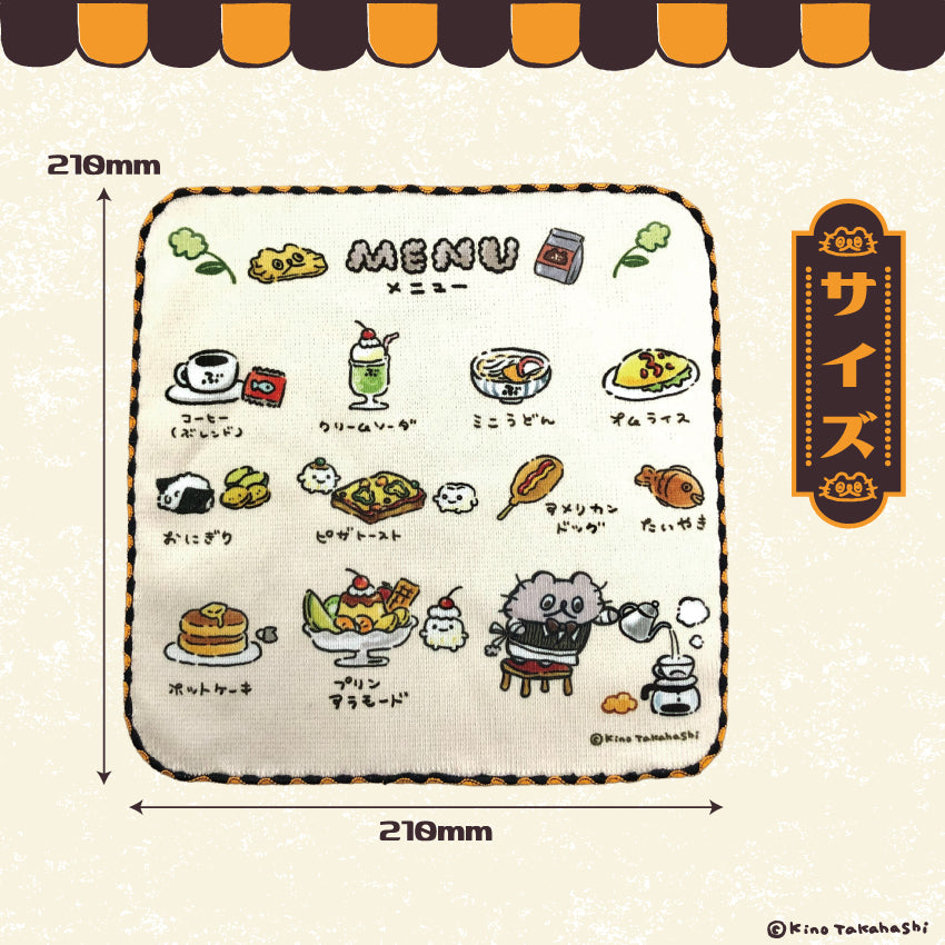 ねこのぶーちゃんレトロシリーズ ハンカチ/ 高橋きの