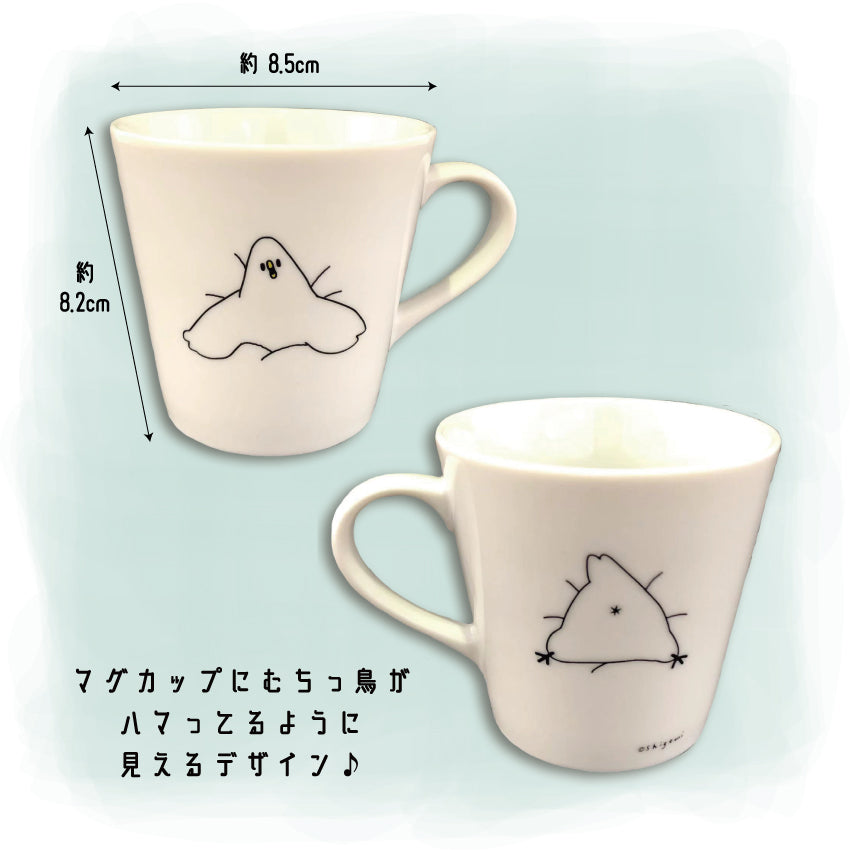 むちっ鳥 マグカップ/shigemi - クレコ (Creators' Collection)