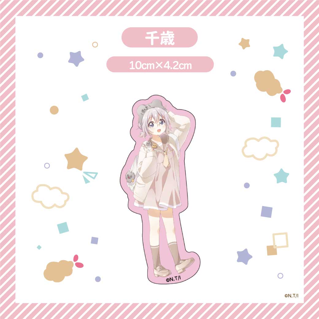ねこのぶーちゃん×ゆるゆり ステッカー(ブラインド)