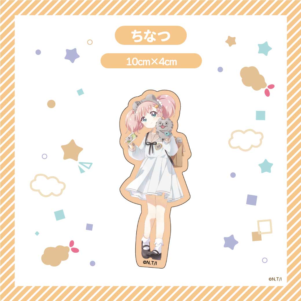 ねこのぶーちゃん×ゆるゆり ステッカー(ブラインド)