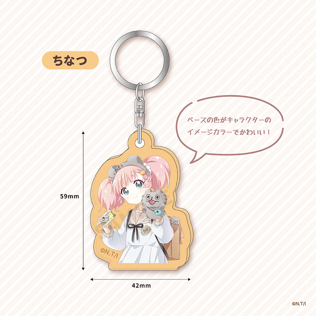 ねこのぶーちゃん×ゆるゆり アクリルキーホルダー(ブラインド)