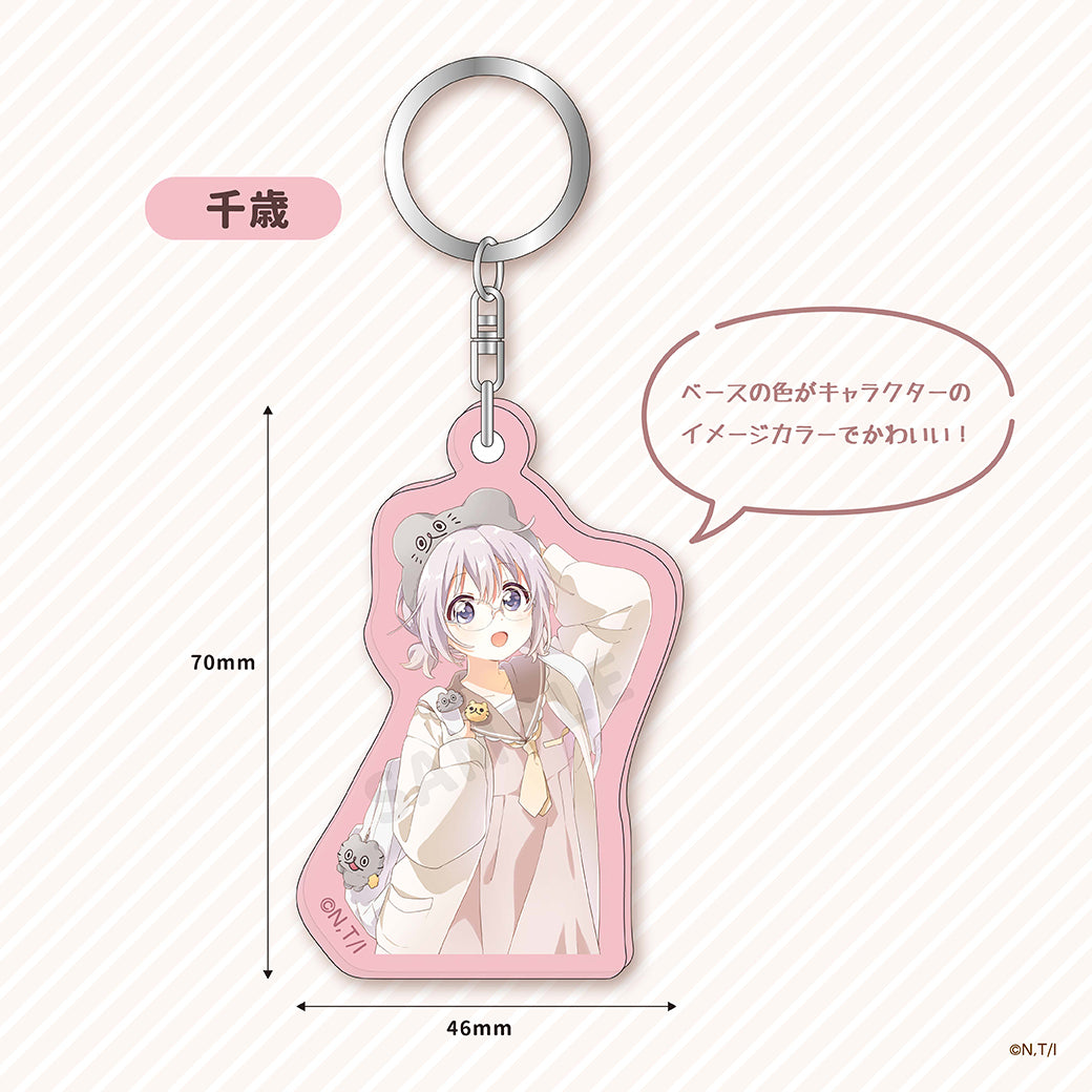 ねこのぶーちゃん×ゆるゆり アクリルキーホルダー(ブラインド)