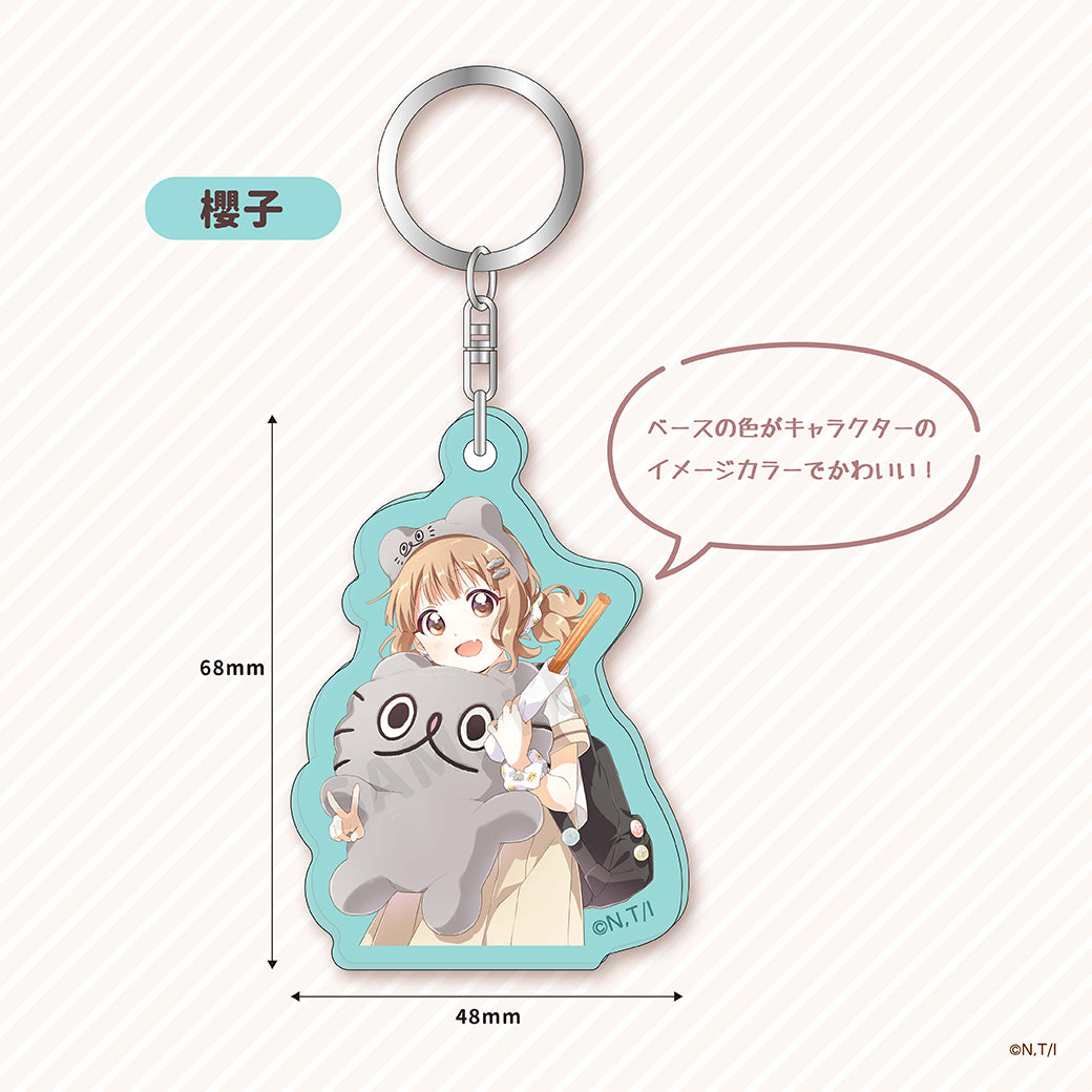 ねこのぶーちゃん×ゆるゆり アクリルキーホルダー(ブラインド)