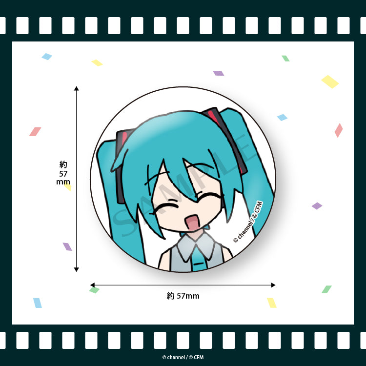 ブラインド缶バッジ全8種【初音ミク】／channel