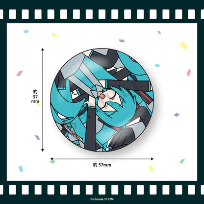 ブラインド缶バッジ全8種【初音ミク】／channel