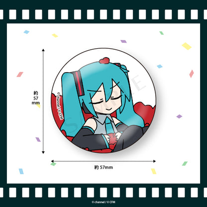 ブラインド缶バッジ全8種【初音ミク】／channel