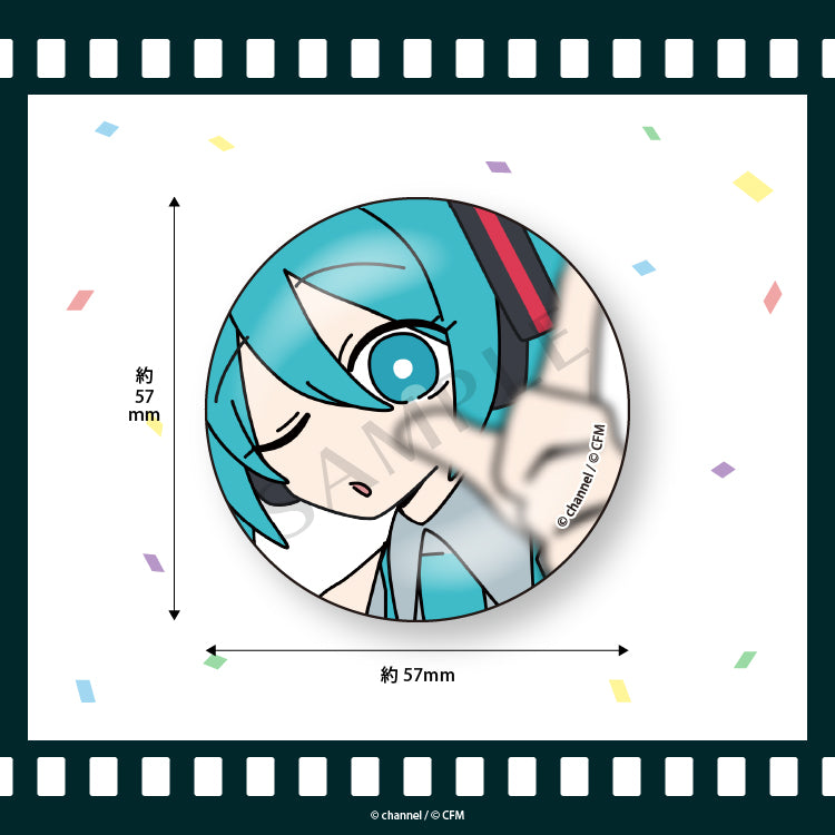 ブラインド缶バッジ全8種【初音ミク】／channel