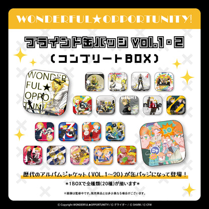 ブラインド缶バッジ　vol.1-2(コンプリートBOX)/WONDERFUL★OPPORTUNITY！