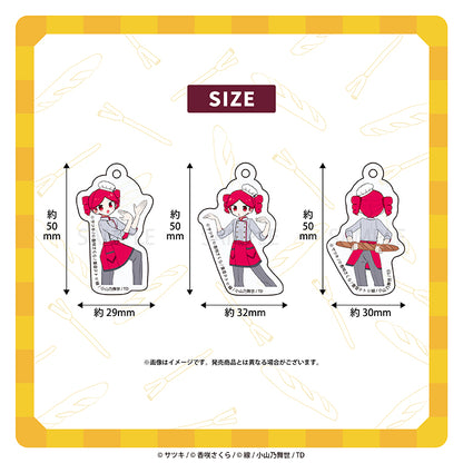 3 連アクリルキーホルダー( 重音テト)／サツキ&香咲さくら