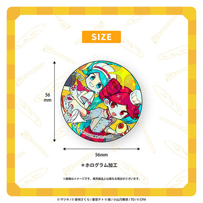 トレーディング缶バッジ／サツキ&香咲さくら