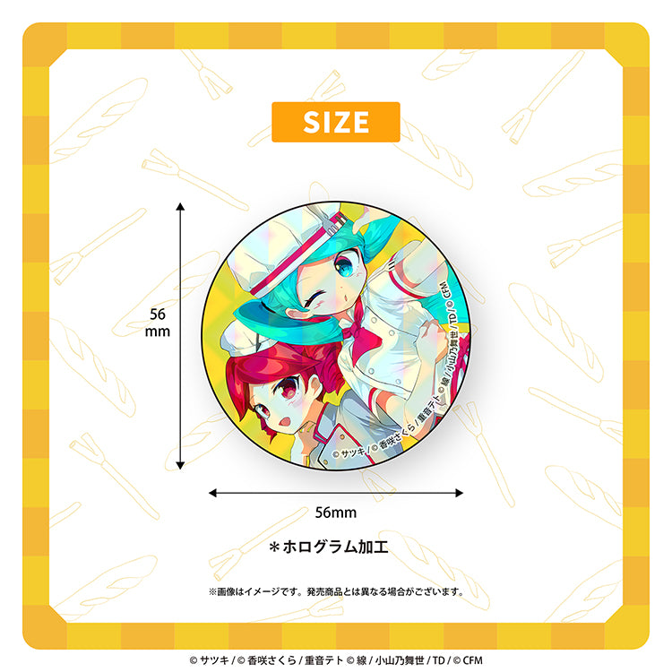 トレーディング缶バッジ／サツキ&香咲さくら
