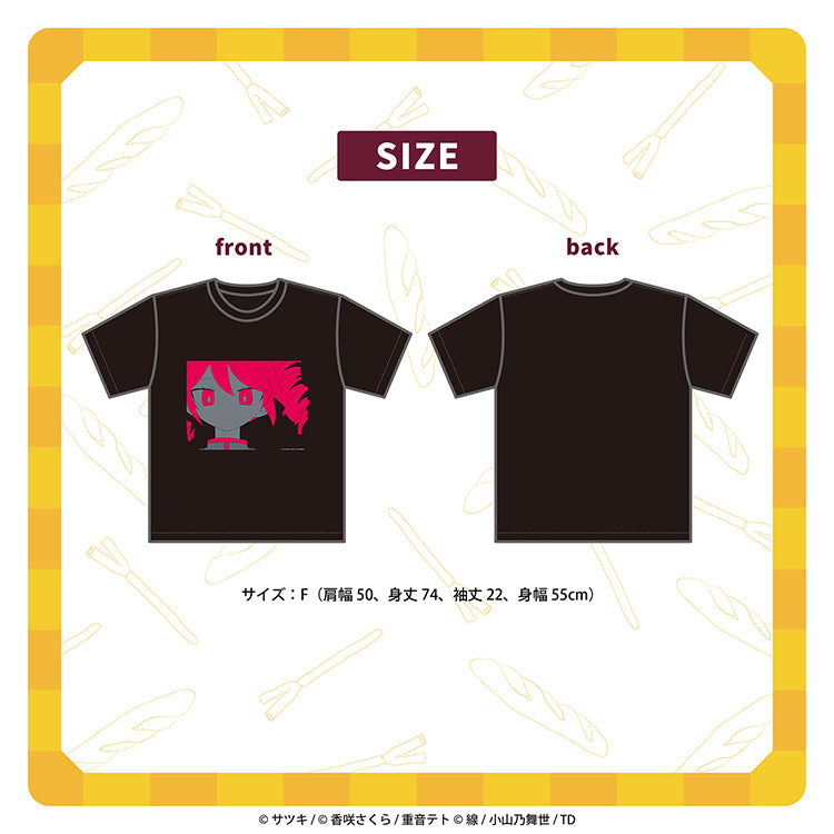 Tシャツ（重音テト）／サツキ&香咲さくら