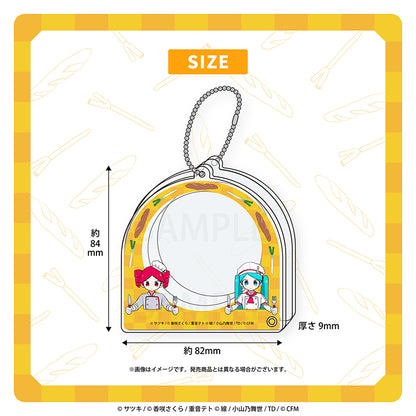 アクリル缶バッジフレーム／サツキ&香咲さくら