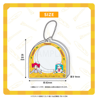 アクリル缶バッジフレーム／サツキ&香咲さくら