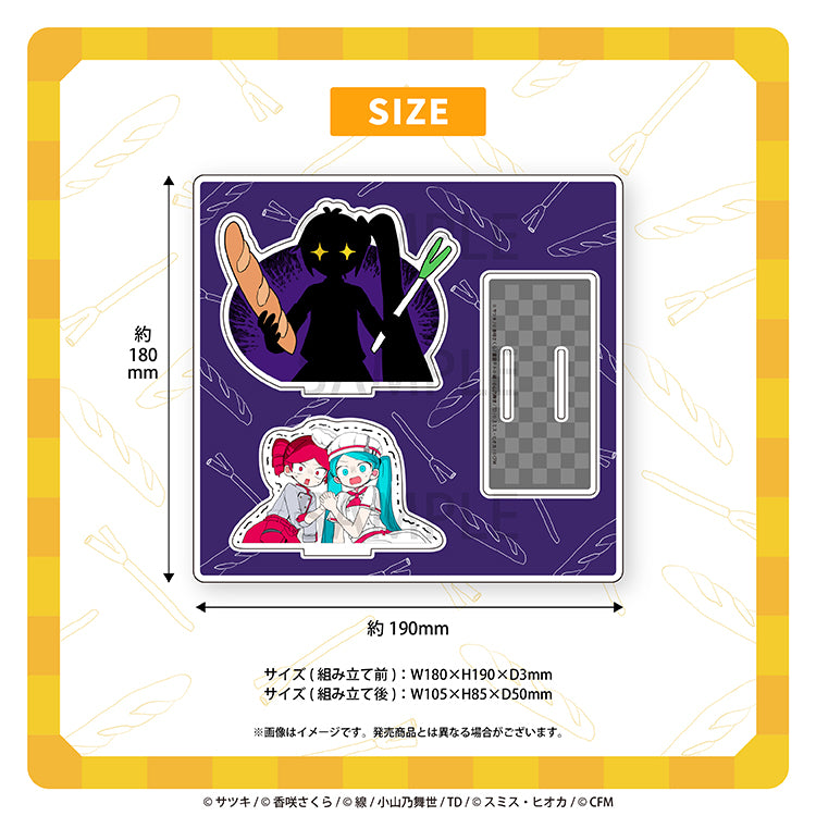 レイヤーアクリルスタンド／サツキ&香咲さくら