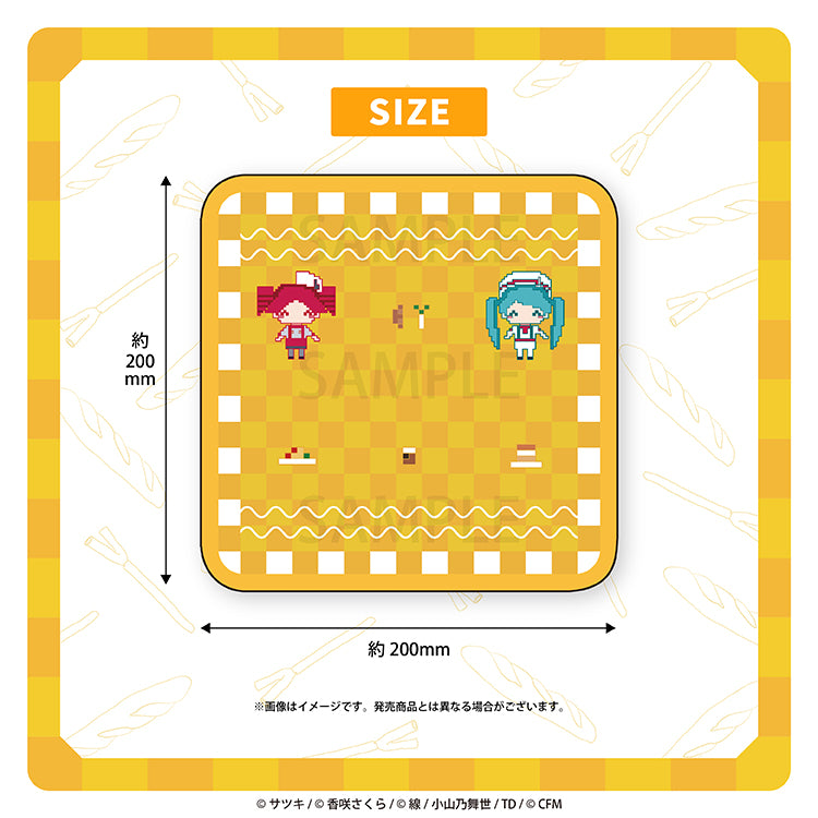 プリントハンカチ／サツキ&香咲さくら – クレコ (Creators' Collection)