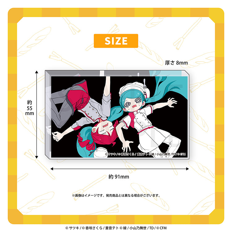 アクリルブロック／サツキ&香咲さくら