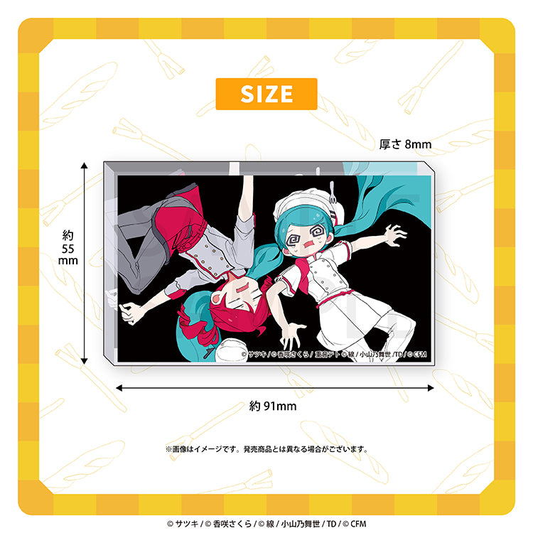 アクリルブロック／サツキ&香咲さくら – クレコ (Creators' Collection)