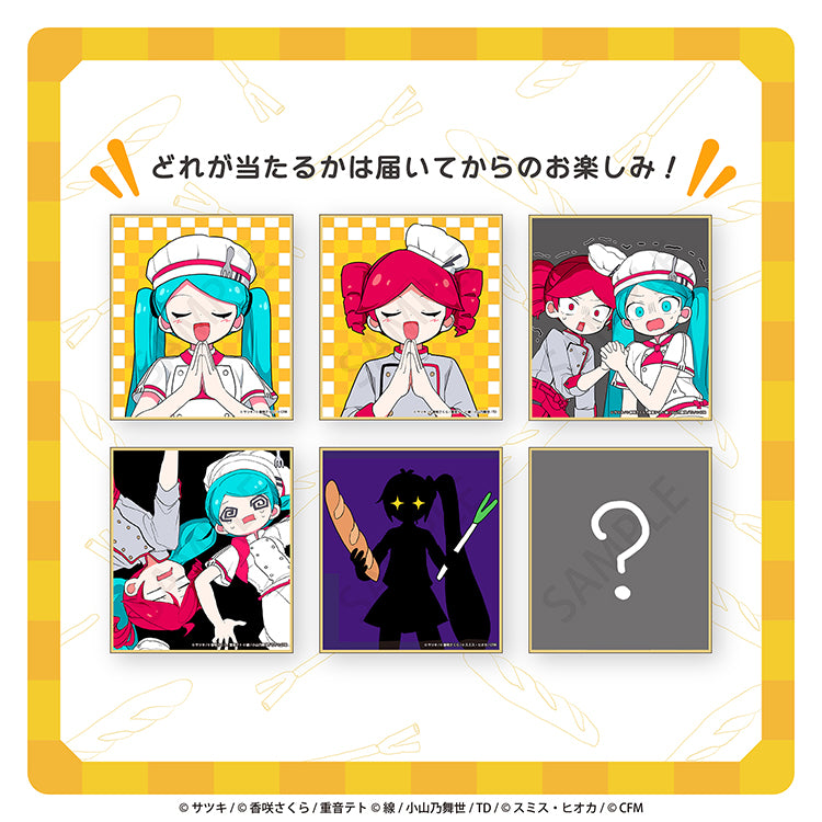 トレーディングミニ色紙／サツキ&香咲さくら – クレコ (Creators