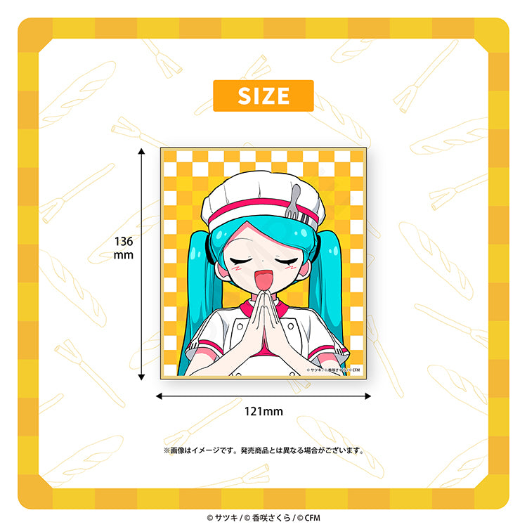 トレーディングミニ色紙／サツキ&香咲さくら