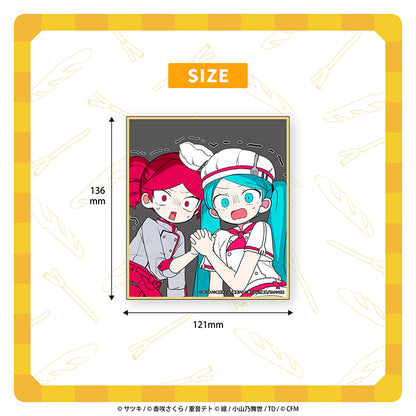 トレーディングミニ色紙／サツキ&香咲さくら