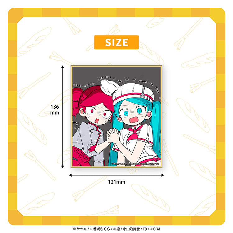 トレーディングミニ色紙／サツキ&香咲さくら