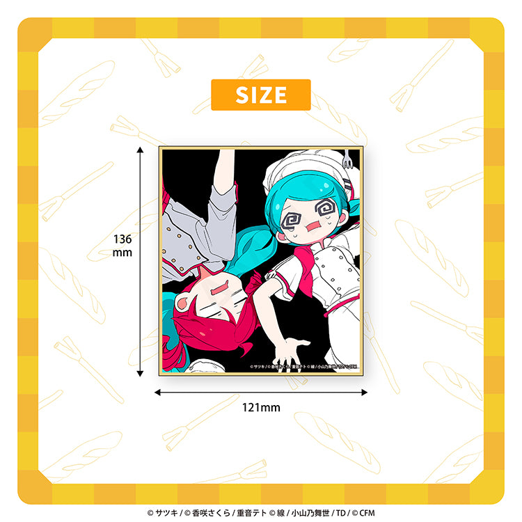 トレーディングミニ色紙／サツキ&香咲さくら – クレコ (Creators