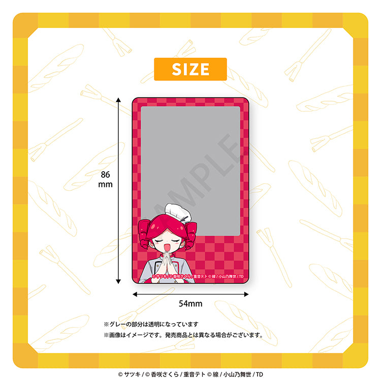 トレーディングクリアカード／サツキ&香咲さくら