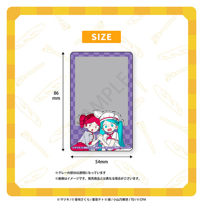 トレーディングクリアカード／サツキ&香咲さくら