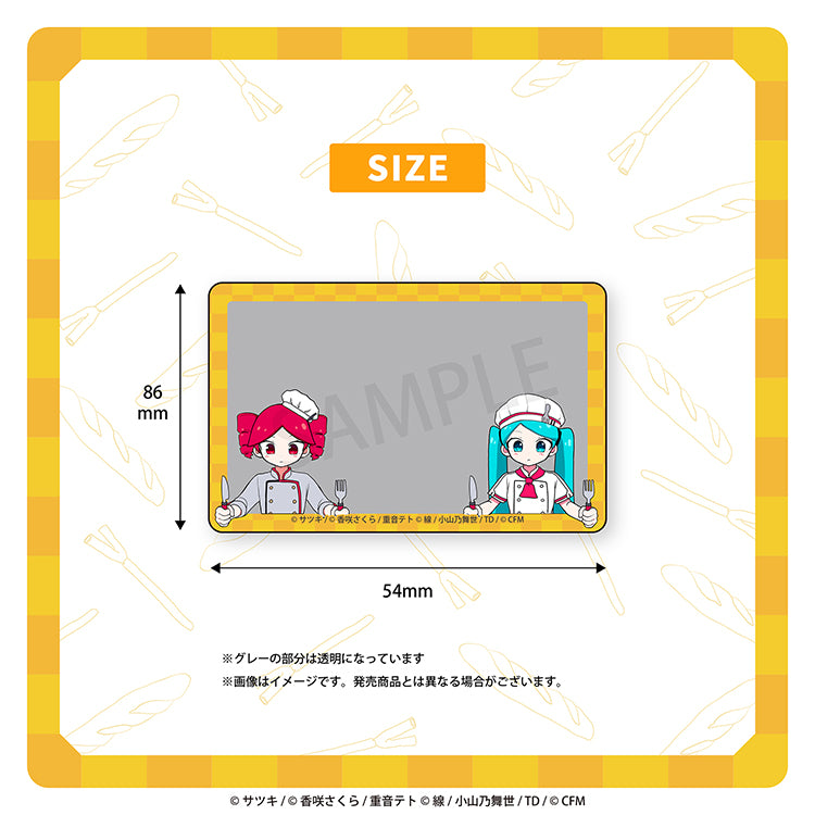 トレーディングクリアカード／サツキ&香咲さくら