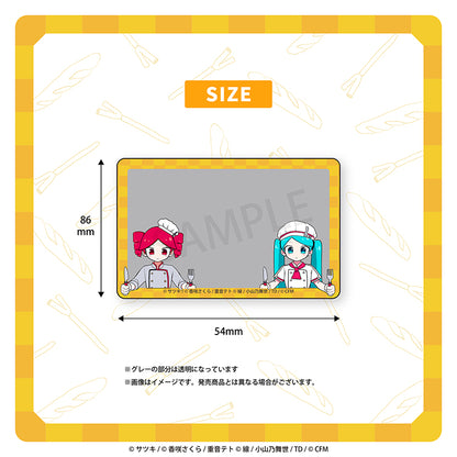 トレーディングクリアカード／サツキ&香咲さくら