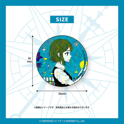 缶バッジ（夜もすがら君想ふ） - クレコ (Creators' Collection)