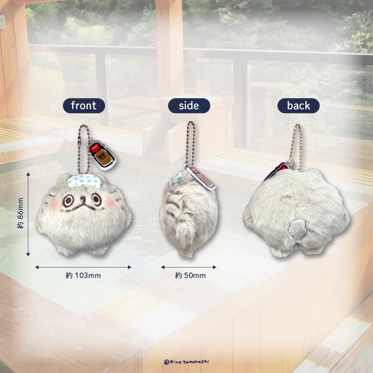 【予約販売商品 お届け時期:2026年4月中旬以降予定】ねこのぶーちゃん　湯あがりもじゃほこマスコット／高橋きの