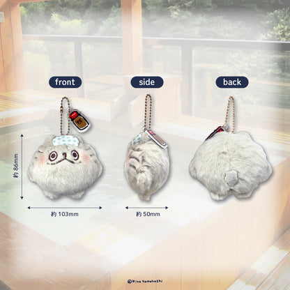 【予約販売商品 お届け時期:2026年4月中旬以降予定】ねこのぶーちゃん　湯あがりもじゃほこマスコット／高橋きの