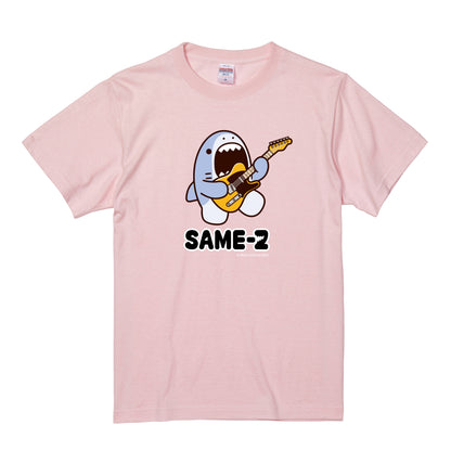 サメーズ　ギターTシャツ（ピンク） - クレコ (Creators' Collection)