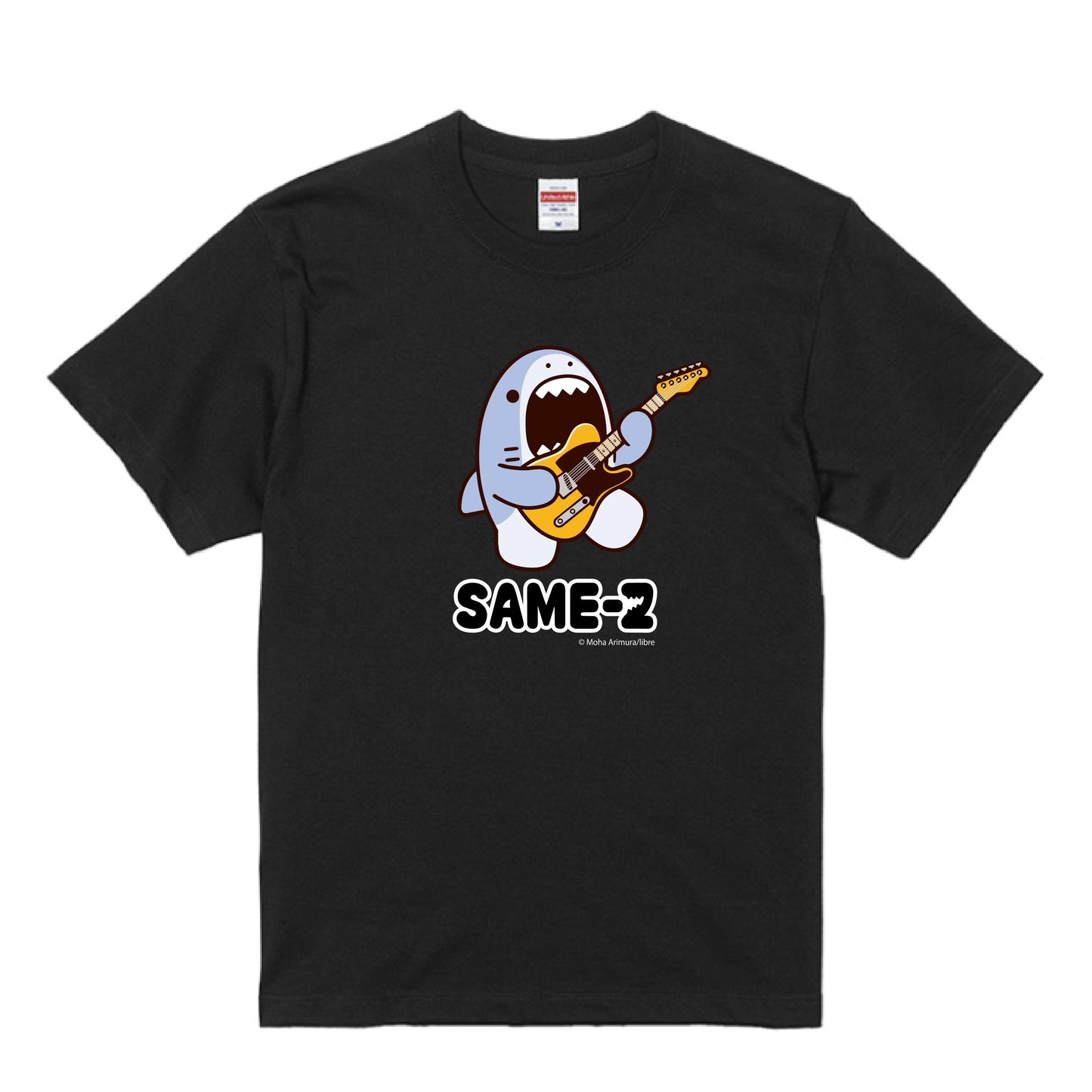 サメーズ　ギターTシャツ（ブラック） - クレコ (Creators' Collection)