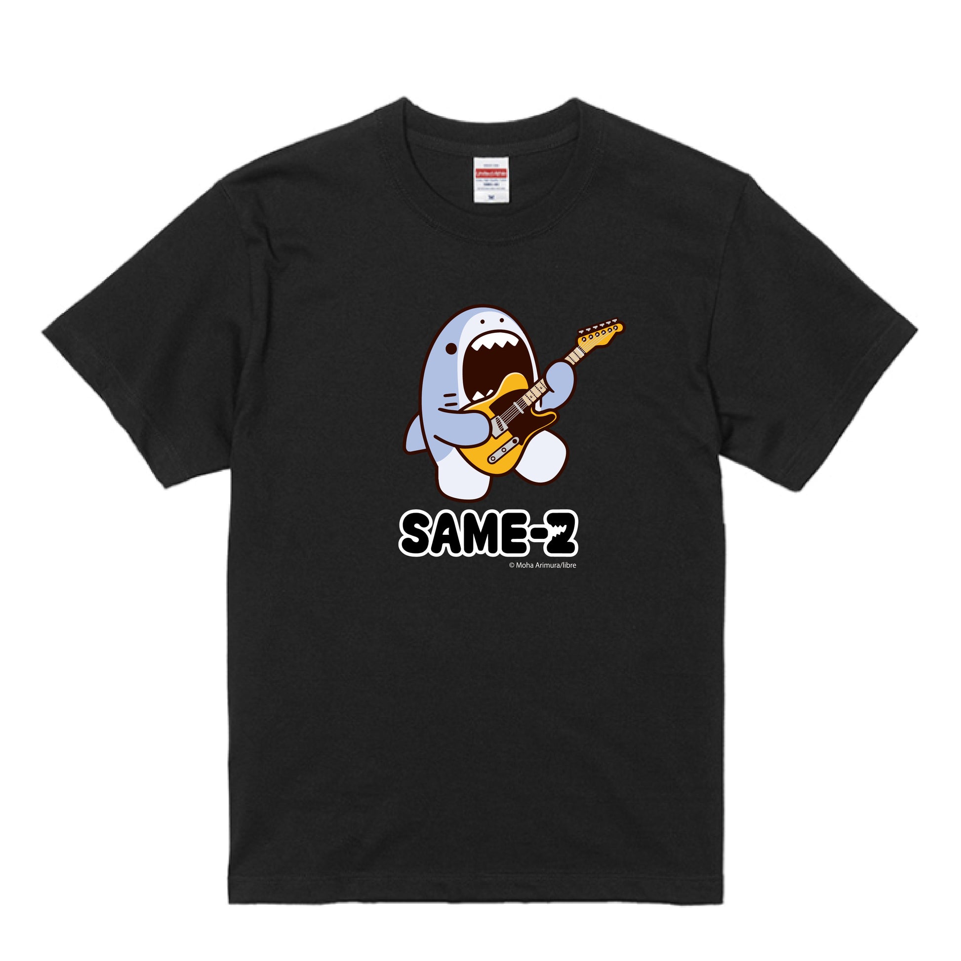 サメーズ　ギターTシャツ（ブラック） - クレコ (Creators' Collection)