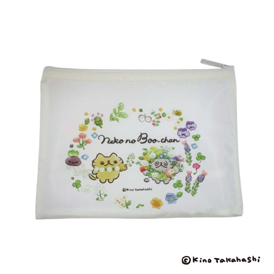 ねこのぶーちゃん　メッシュポーチ/高橋きの